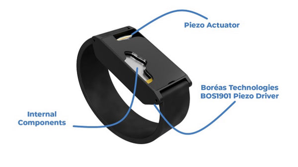 Piezo haptic engine delivers HD feedback in wearables